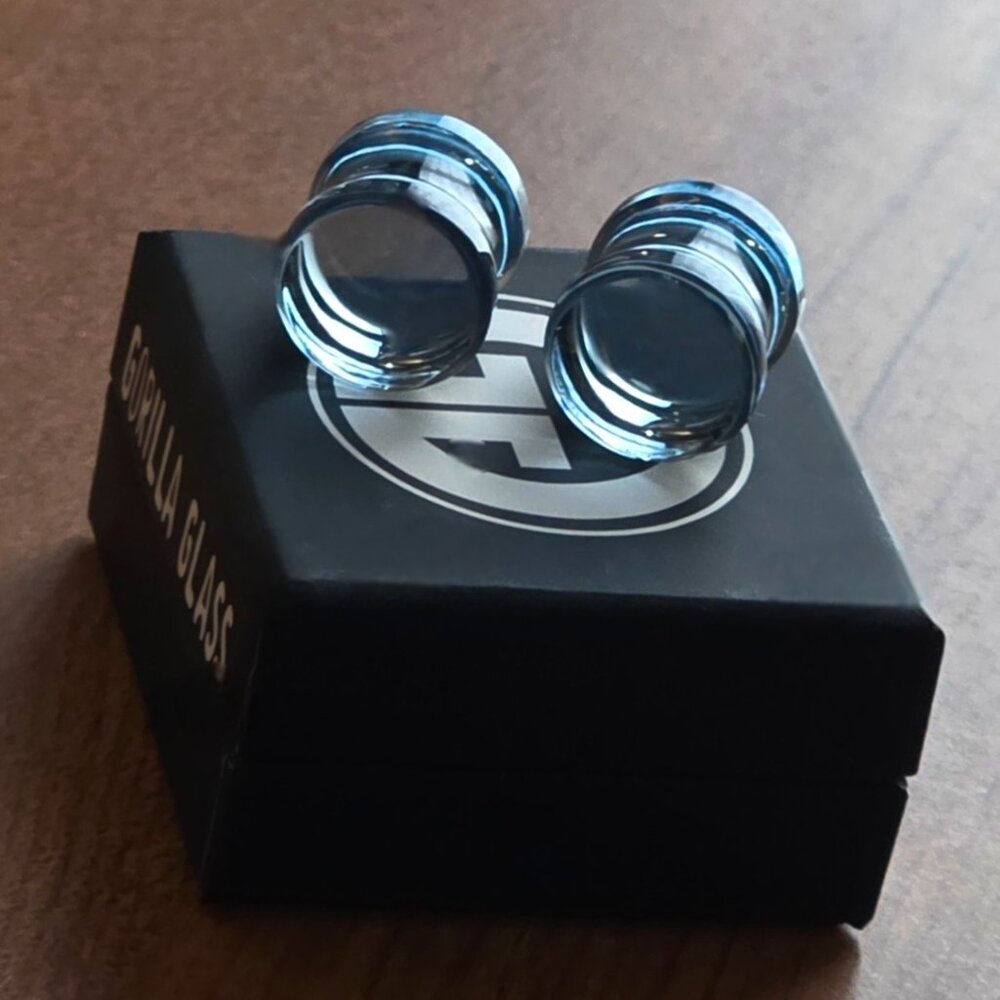 Gorilla Glass solid color plugs 1/2" 12.5mm - Picture 4 of 5